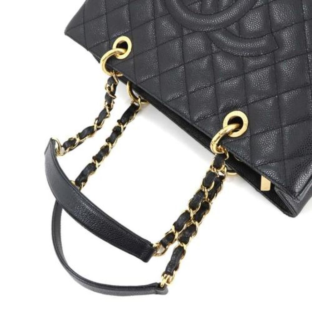 Chanel Matelasse Grand Chain Tote Bag Black - COA included - Picture 6 of 9